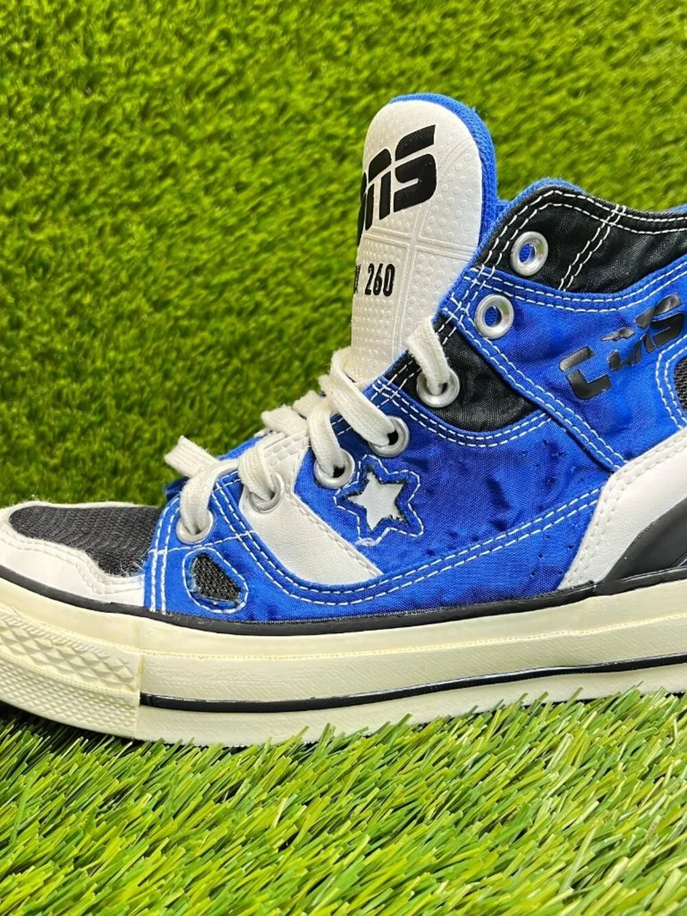 Converse Chuck 70 E260 High Womens Size 7.5‎ Blue Athletic Skate Shoes Sneakers
